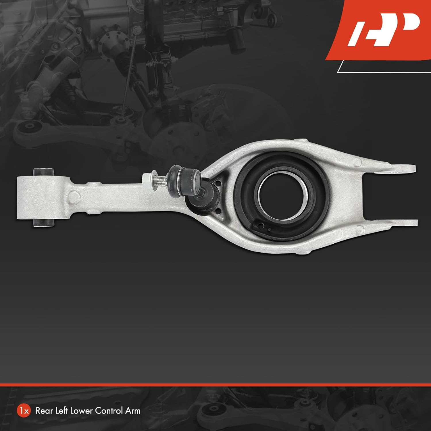 A-Premium Rear Left Lower Control Arm, with Ball Joint & Bushing, Compatible with Hyundai Sonata 2011-2015 & Kia Optima 2011-2016