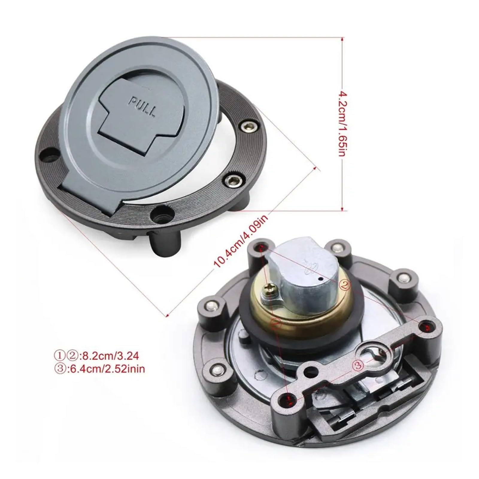 Tappo Serbatoio Sedile Tappo Serbatoio Carburante Per YAM&AHA YZF R1 R6