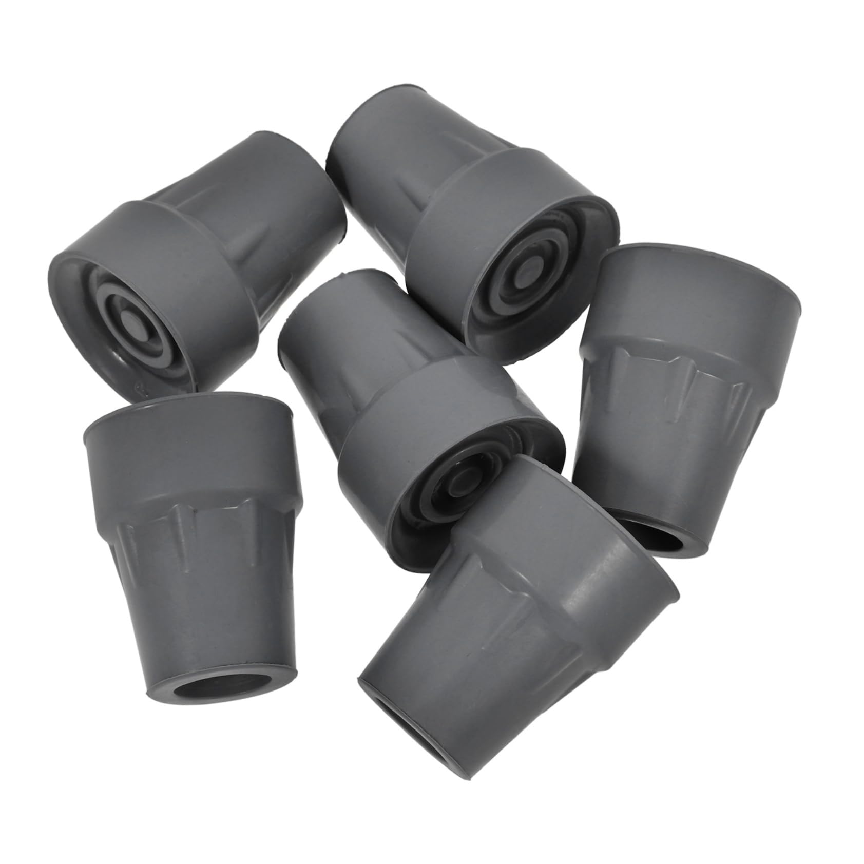 Healvian 24piezas Conteras De Goma Antideslizantes Para Muletas y Bastones Repuestos Duraderos y Elegantes Para Mayor Estabilidad y Confort