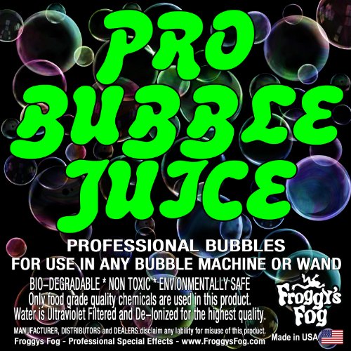 Froggys Fog - Pro Bubble Juice - Professional Bubble Juice for All Bubble Machines - 1 Quart - Thumbnail 2