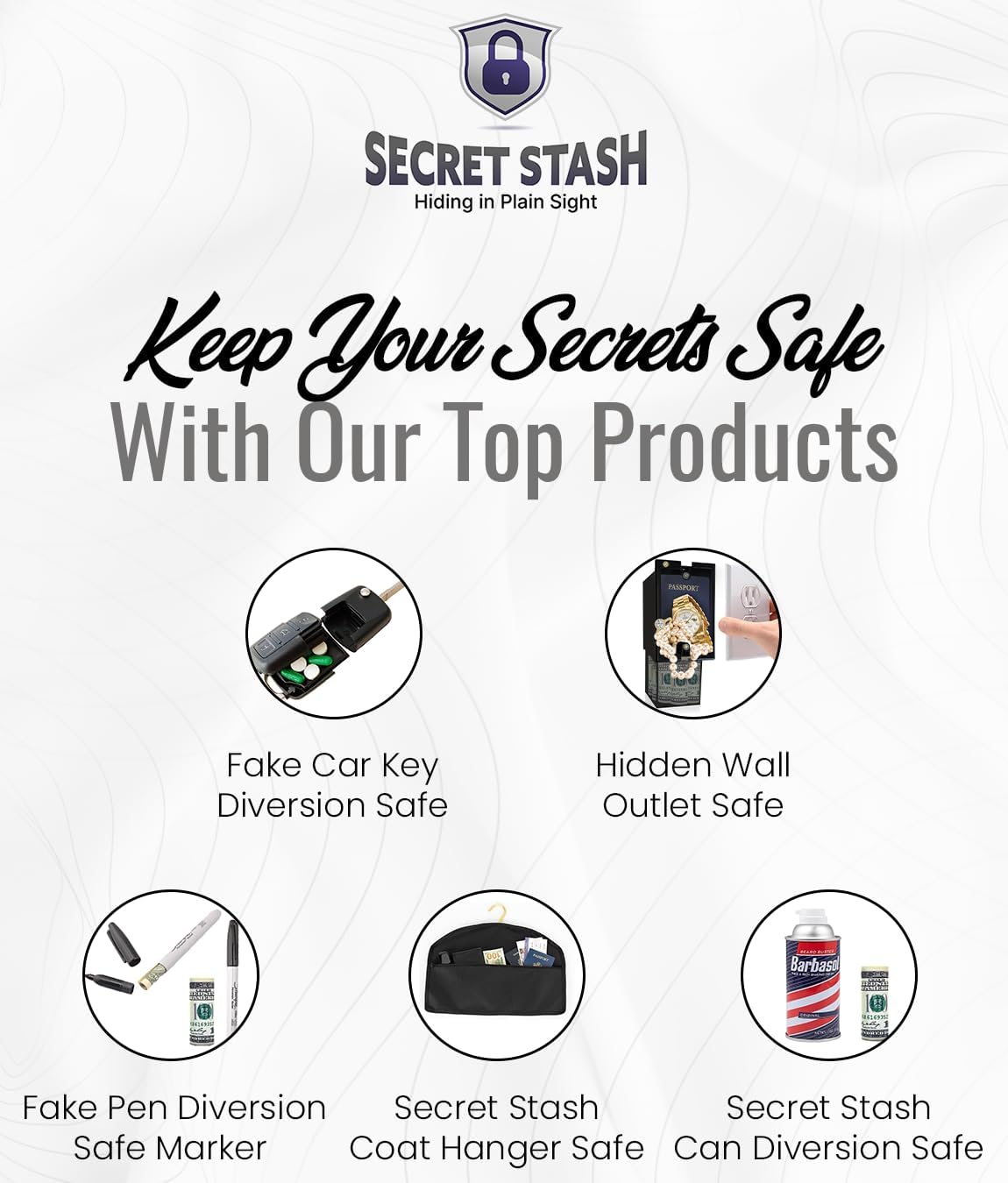 Security Money Belt with Hidden Money Pocket - Nylon Tactical Belt for Men & Women with Nonmetalic Buckle - Security Money Belt for Valuables, Cash, Passport - Cashsafe Anti-Theft Wallet Size Medium - Image 9