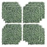 Kdgarden 12PCS 20'x20' Artificial Boxwood Panels Topiary Hedge Plant UV Protected Faux Grass Wall...