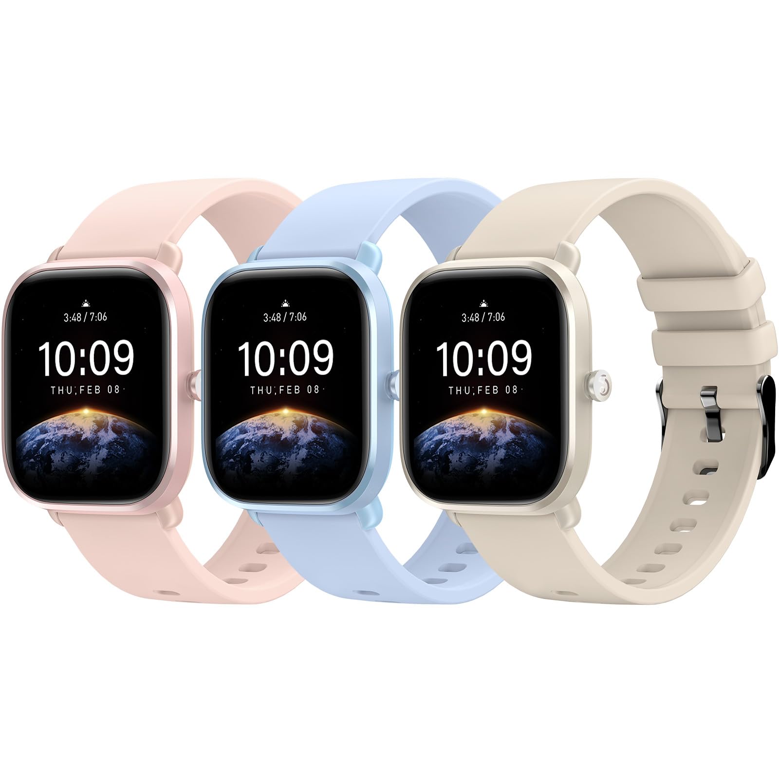 Higgs Strap 20 mm Compatible with Amazfit Bip 3/Bip 3pro/GTS 2 Mini/4 Mini/GTS 2 2e 3 4 42 mm Straps/Amazfit Bip S/Bip S Lite/Bip Lite/Bip U Pro, Donna Uomo Soft Silicone Sport Bracelet
