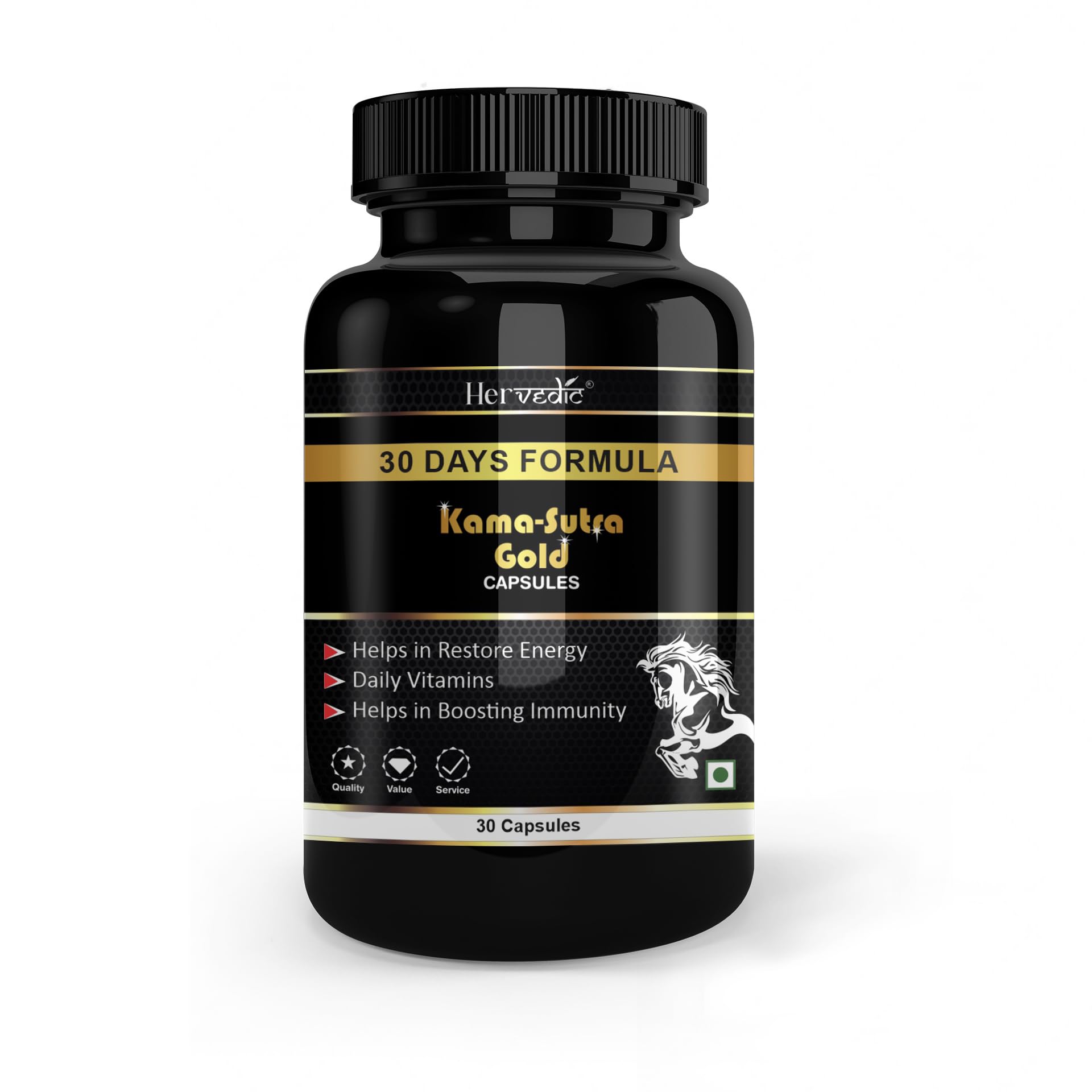 Buy Kama-Sutra Gold Capsules - Ayurvedic Power Blend with Ashwagandha,  Tribulus Terrestris & Kaunch Beej for Enhanced Energy and Immunity (30  Capsules) Online at Low Prices in India - Amazon.in