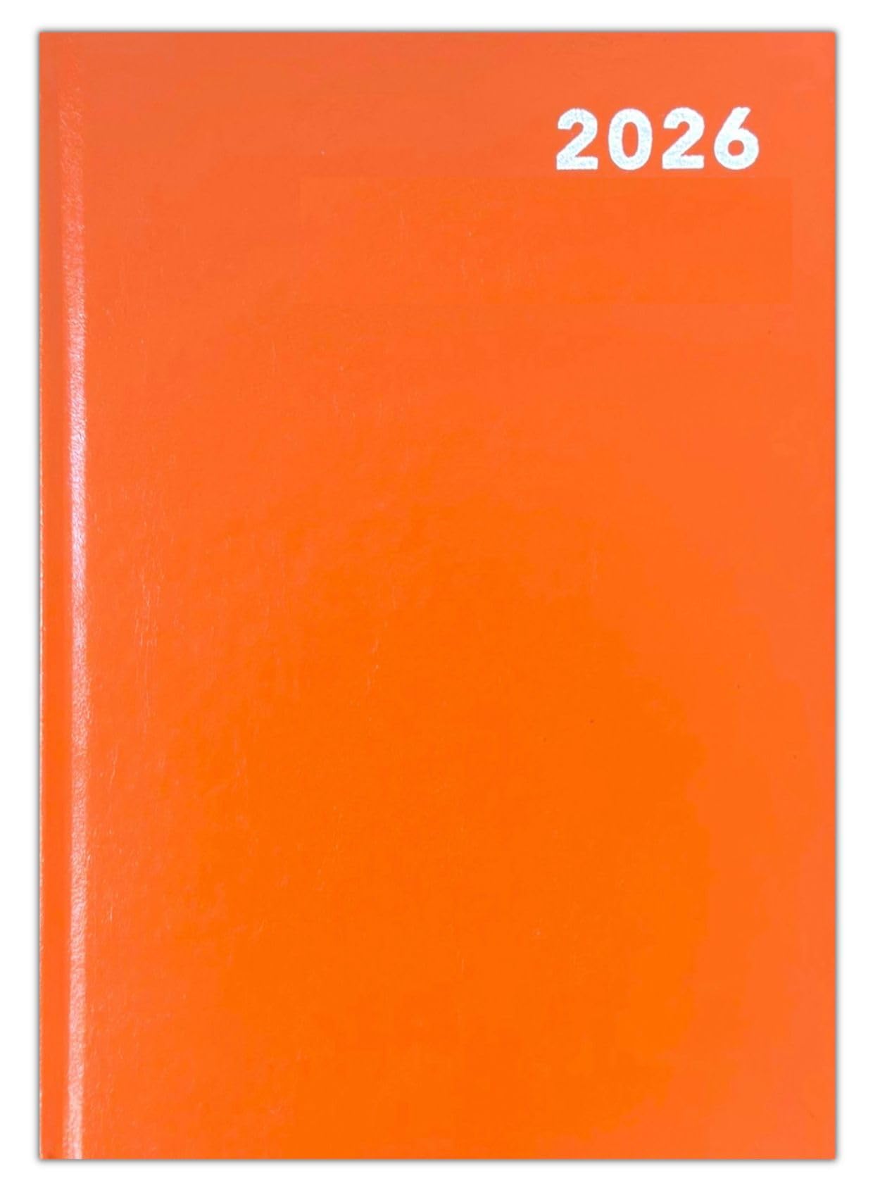 PaulStore 2026 Diary A4 / A5 / A6 Diary Page A Day Desk And Week To View Pastel Colour Diaries Organiser For Student, Teacher, Home, Office, Business Year Planner (Orange, A4 Week To View)