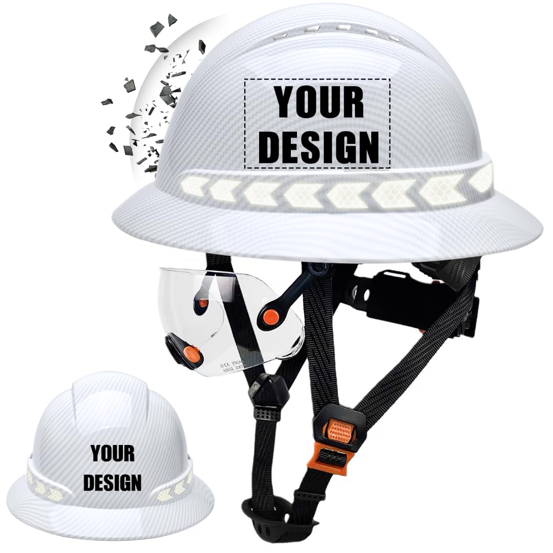 Safety Helmet Hard Hat Customize Your Logo Industrial Team Work Head Protection ANSI Z89.1 Approved