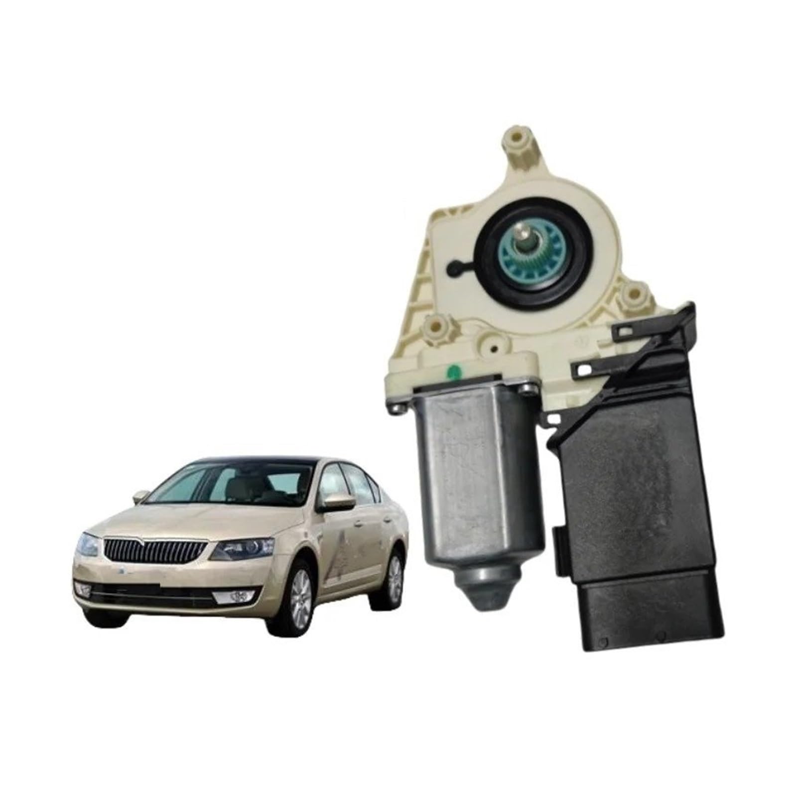 SAMWDK Glass Lifter for VW Old for Octavia Window Motor 1U4959801D 1U4959802D Car Window Regulator(1U4959802D)