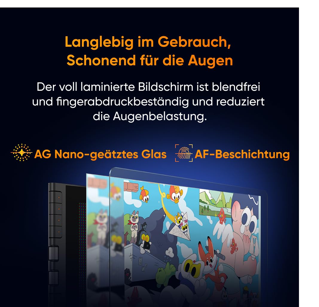 XPPen Artist 12 3rd Zeichentablet mit 11,9 Zoll Display Schwarz | X4 Smart Chip Stift, 16384 Druckstufen, X-Dial Shortcut, Ideal für Anfänger