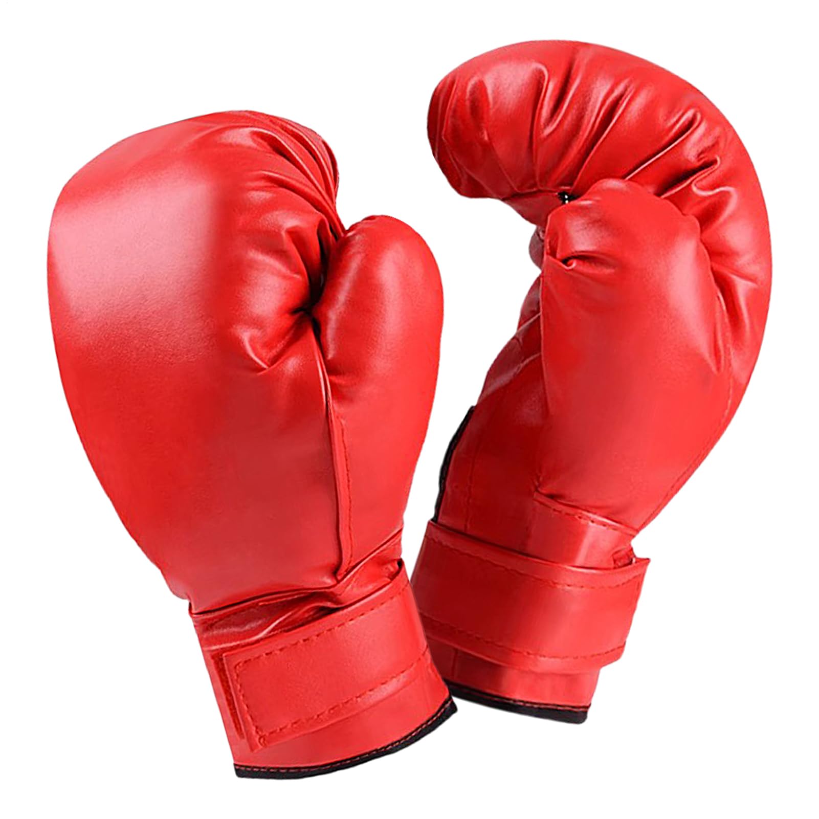Boxing Gloves โ PU 8OZ | Abrasion-Resistant Kickboxing Gloves | Shockproof Sports Punching Glove Durable Training Glove For Men And Women For Boxing, Kickboxing, MMA, And Fitness Workouts