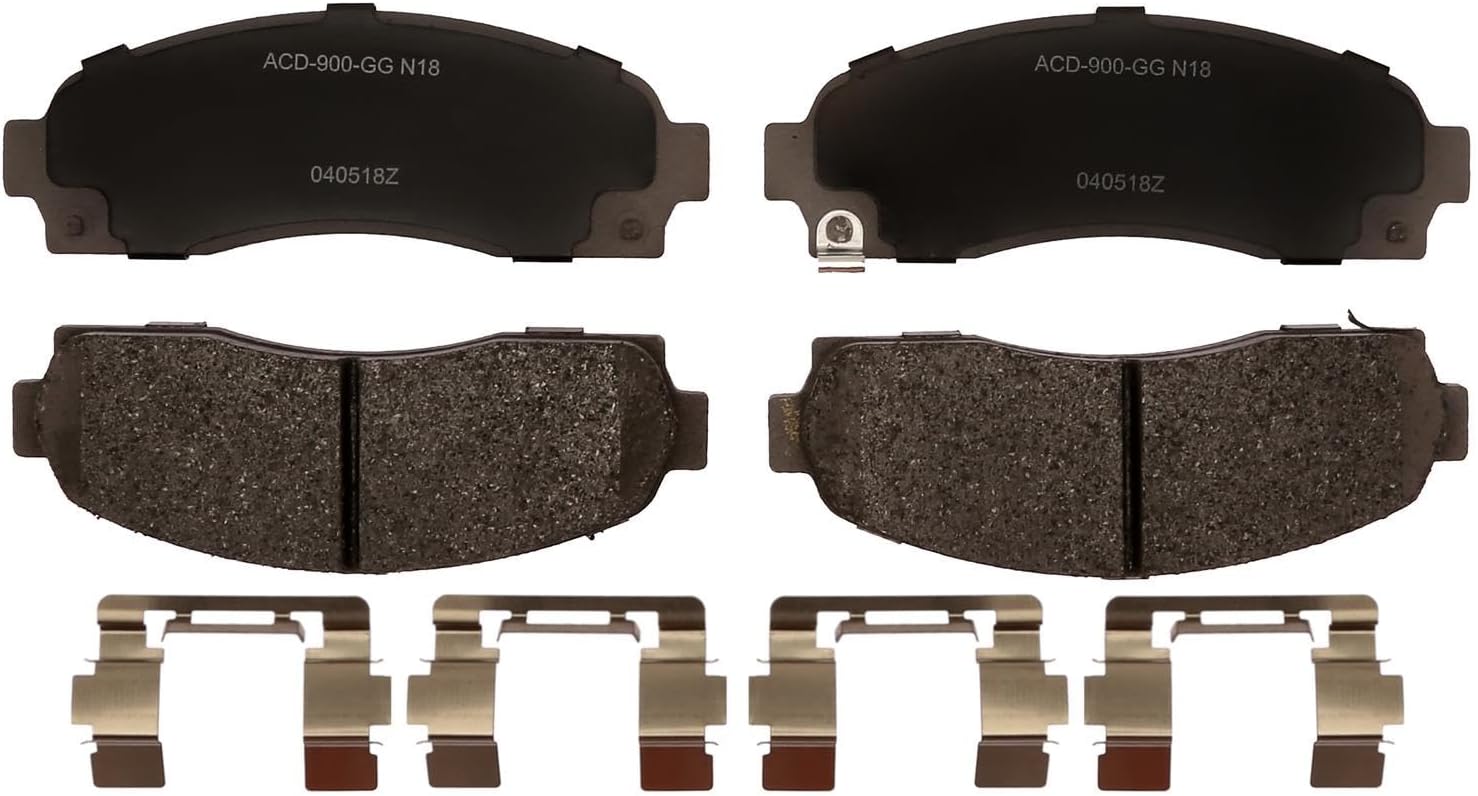 ACDelco Silver 14D913CHF1 (19383310) Ceramic Front Disc Brake Pad Set