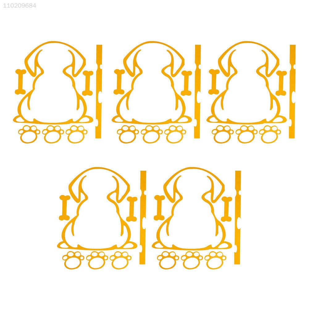 ELECTROPRIME FB95 23*22cm Car Funny Objects in Mirror are Losing Dog Yellow 23*22cm Decals