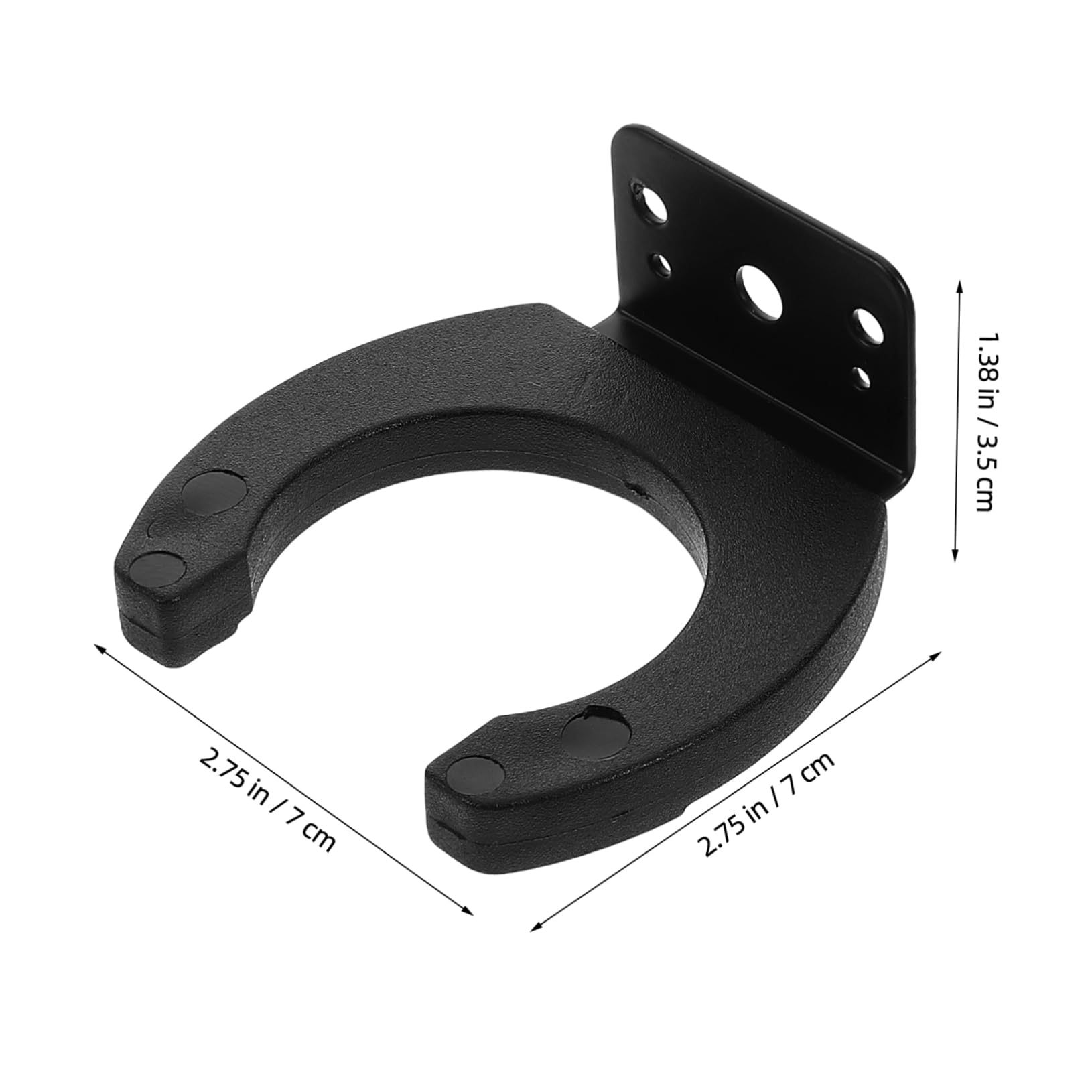 SUPVOX 4 Pack Metal Wall Mount Mic Holders Microphone Hangers Wall Brackets Mic Hooks Hanger for Home Hotel Ktv Radio