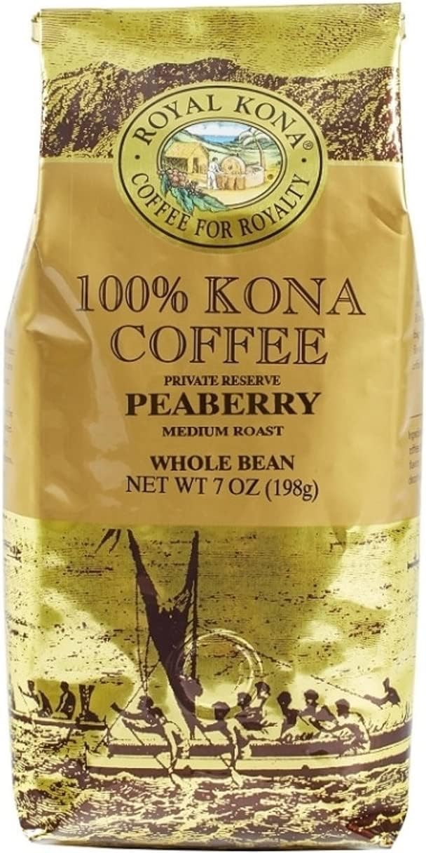 Royal Kona Private Reserve Medium Roast 100 Kona Coffee Whole