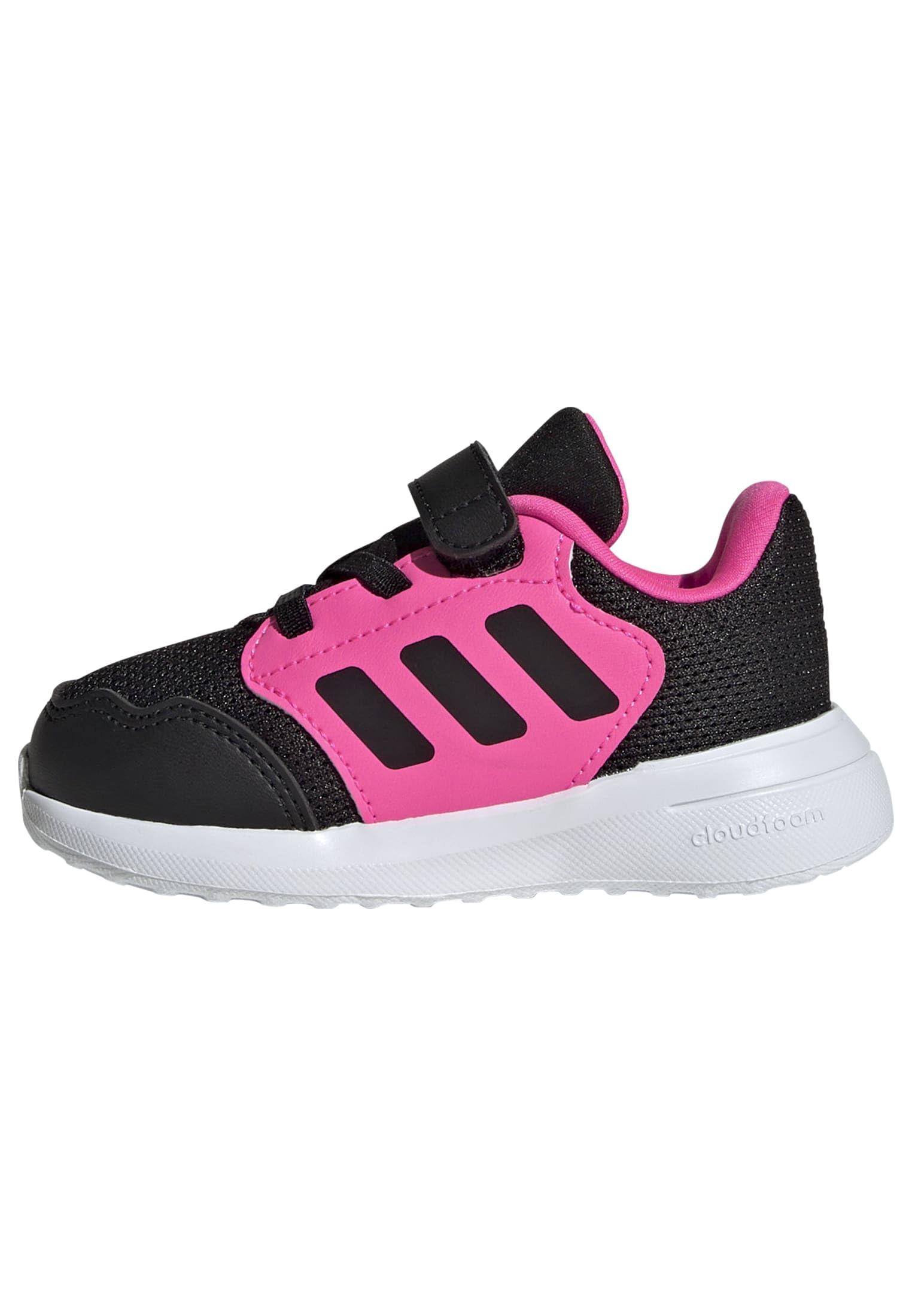 adidas Unisex Baby TENSAUR Run 3.0 Shoes Infants, Core Black/Core Black/Lucid Pink, 4 UK Child