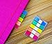 ELII 900 Pieces Tabs Sticky Index Tabs,Writable and Repositionable File Tabs Flags Colored Page Markers Labels for Reading Notes, Books and Classify Files, 41 Sets (Index Tabs)