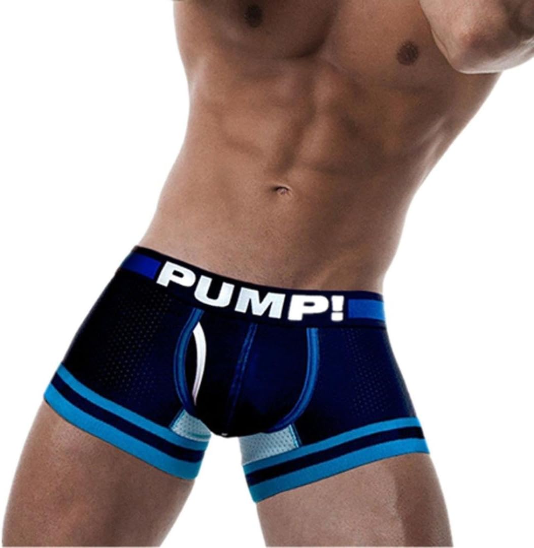Pingtr Mens Pouch Panties, Men Cotton Boxers Underwear Knickers Sexy Boxer Shorts Pants Panties Microfibre