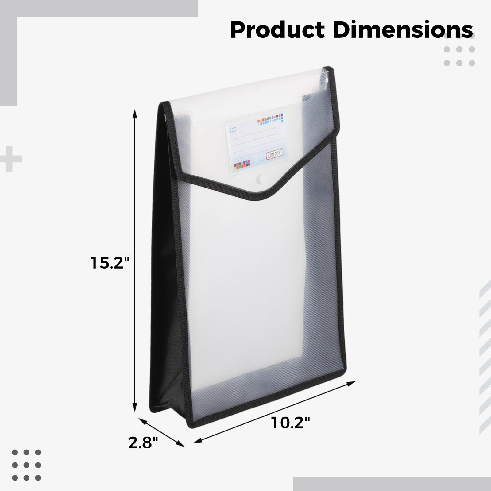 Amazon | B4 プラスチックファイルフォルダー 封筒 拡張ファイル