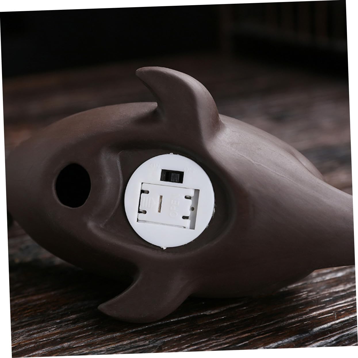 Porta incenso artistico a flusso inverso, in ceramica, per la decorazione della casa, per aromaterapia, relax, meditazione, sollievo dallo stress, regalo creativo per gli amanti dei delfini