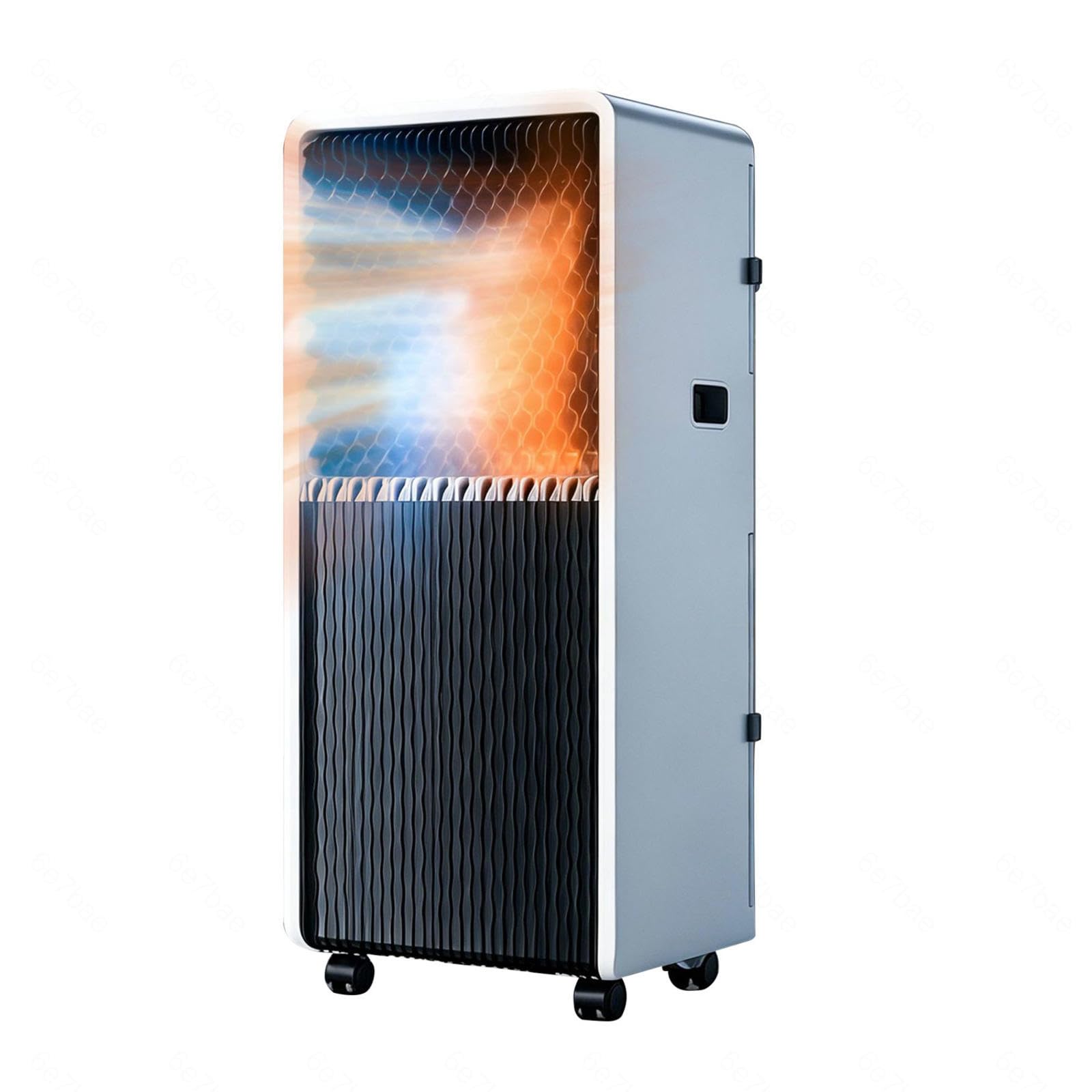 Tikenbst White Portable Air Conditioning Unit 12000Btu, Inverter Mobile Air Conditioner With Cooling, Dehumidification & Ventilation, Dust Filter & 360° Casters,Sky-12000C/H