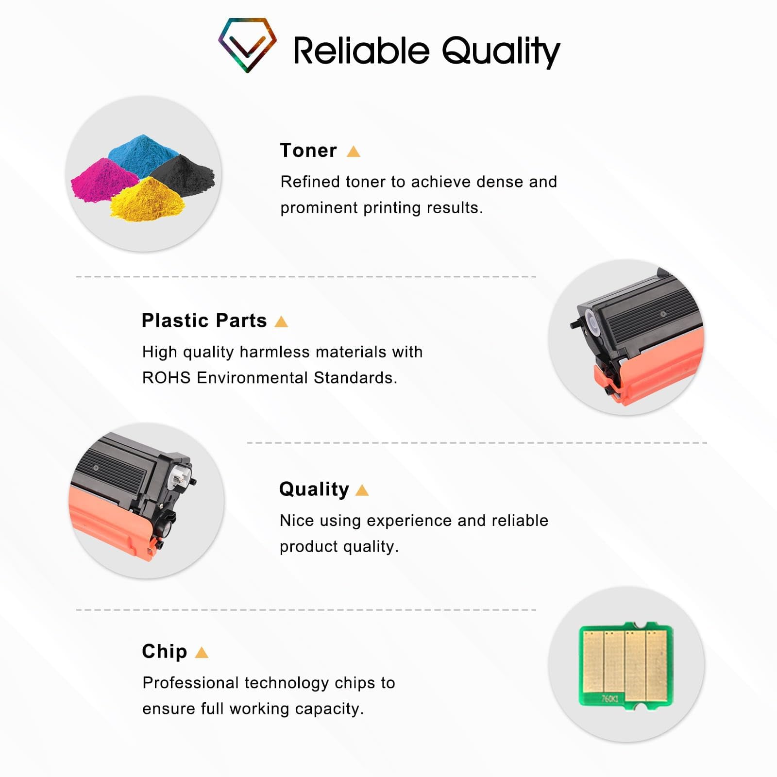 TN423 MFC-L8690CDW Toner Kompatibel für Brother TN-423 TN 423 5-Pack | MFC L8690CDW HL-L8260CDW DCP-L8410CDW MFC-L8900CDW HL-L8360CDW Serie Druckertinte TN-421 TN421 421 Schwarz Cyan Gelb Magenta