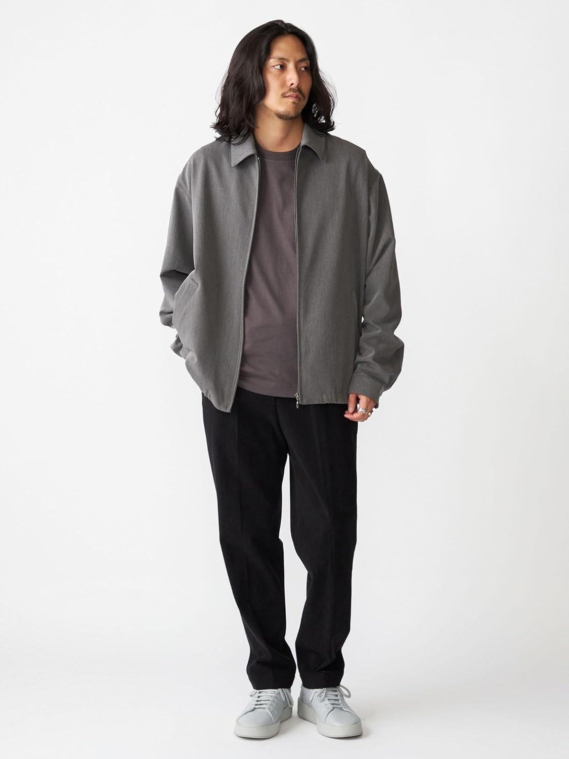 [シップス] SC:T/R SERGE SHIRT ZIP BLOUSON 114050511