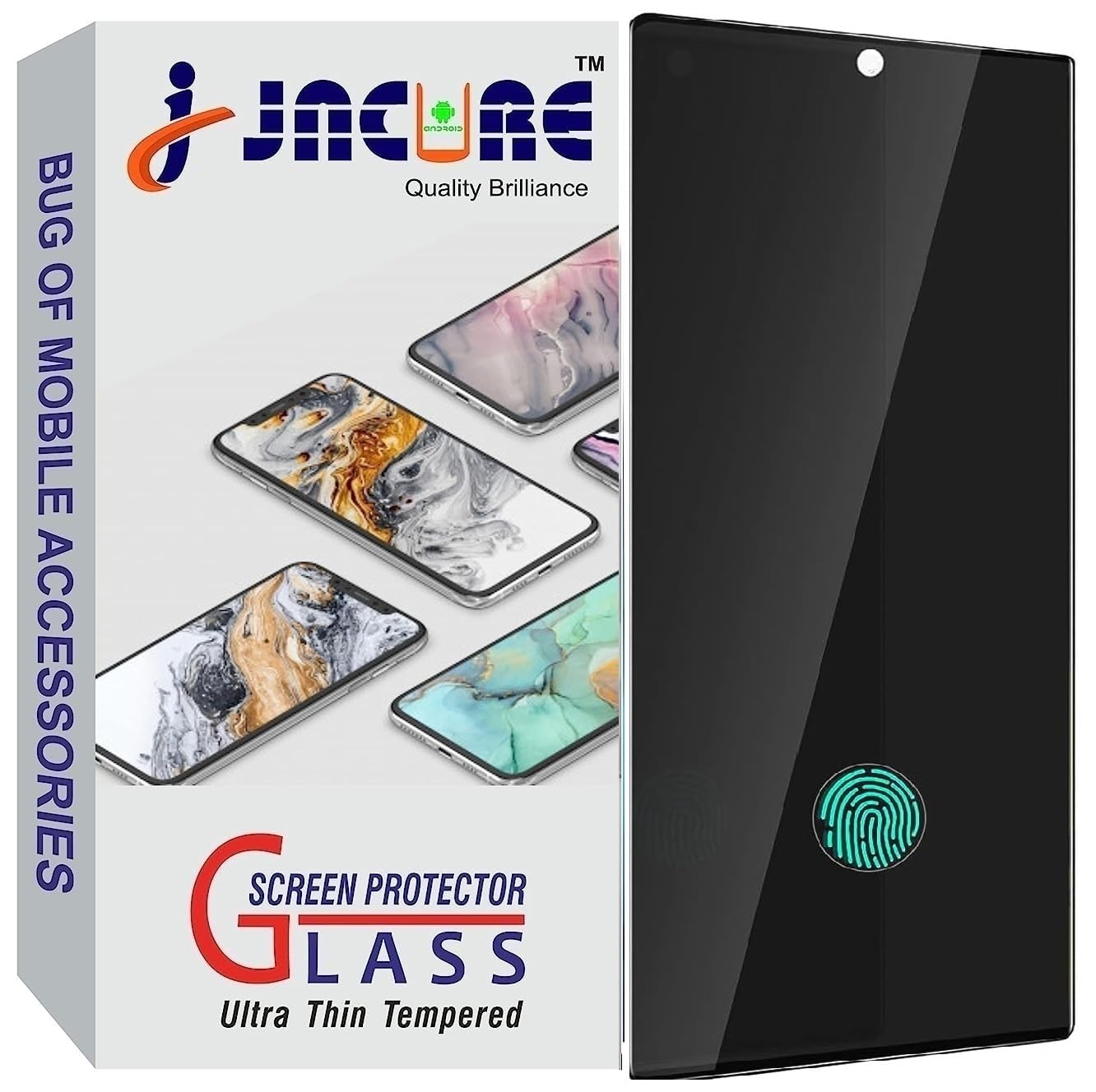 Jacure Replacement For Samsung Galaxy S23 Ultra Privacy Tempered Glass Screen Protector, HD Anti-Spy Scratch Resistant, Fingerprint Unlock, 6.8 Inch Pack of 1 - Black (B0CWGMH4P3) Amazon Price History, Amazon Price Tracker