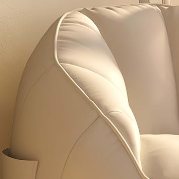 Lazy Bean Bag Sofa Chair with Backrest | Single Floor Lounge Seat for Bedroom | Soft Small Recliner Sofa for Sitting Lying Sleeping | Comfortable Space-Saving Seat for Compact Rooms