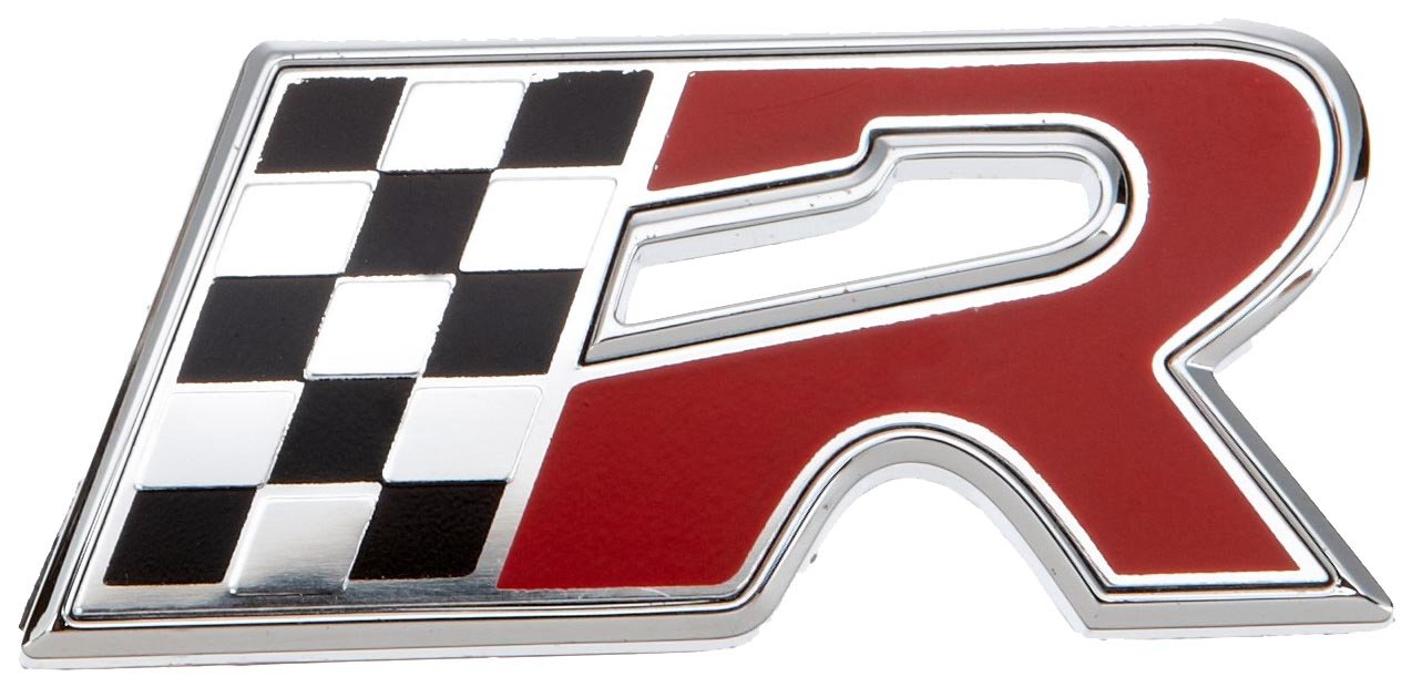 Lampa 07225 3D R-Flag Emblem Chrome 55 x 25 mm