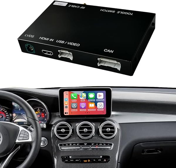 Road Top Wireless Carplay Retrofit Kit decodificador para Mercedes Benz NTG5.0 C Clase W205 GLC 2015-2018 año de coche, soporte inalámbrico Android Auto, Mirrorlink, cámara inversa 🥇✔️ ® A Pedido 🏆™