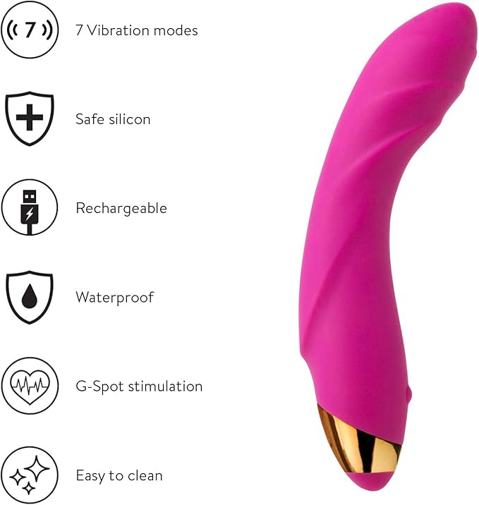 Vibrador Punto G con 7 modos de vibración Vibrador de ...