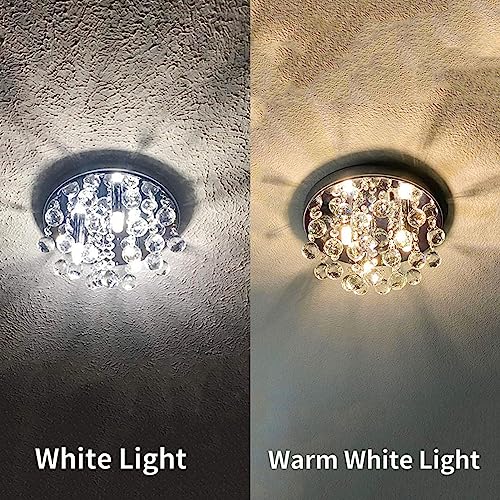 Plafond crystal light au design de pluie de cristal K9 - 3