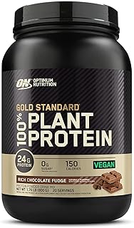 Optimum Nutrition Gold Standard 100% Plant Based Protein Powder, Gluten Free, Vegan Protein for Muscle Support and Recover...