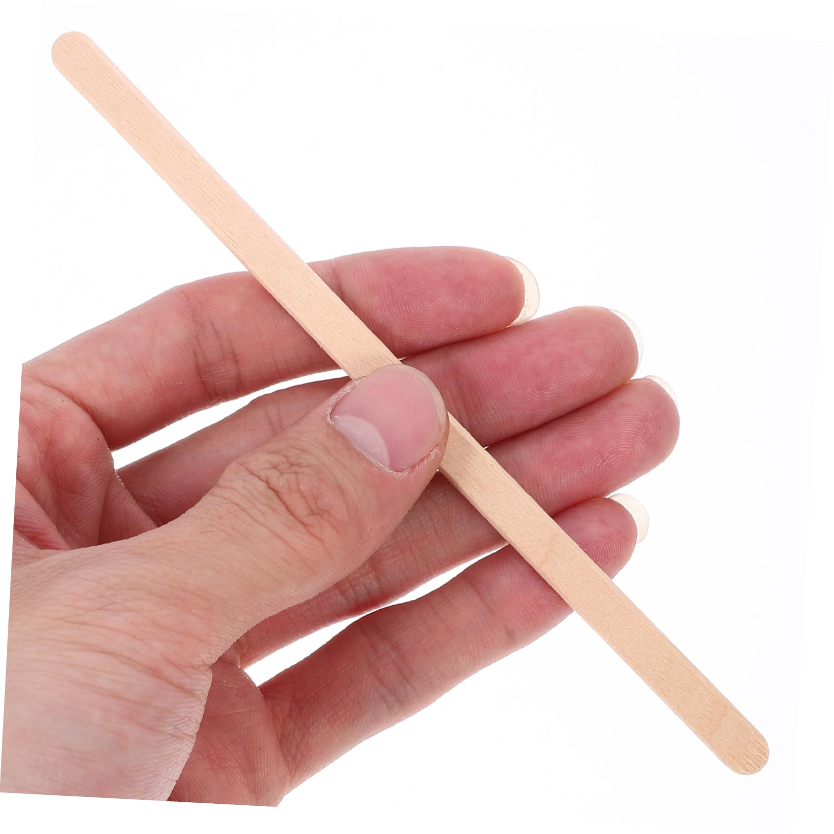 SOLUSTRE 500 pcs Wooden Coffee Mixer Stirrers Safe and Sturdy Wood Stir Sticks for Mixing Beverages Smooth Surface Coffee Stirrer Sticks for Drinks and Cocktails