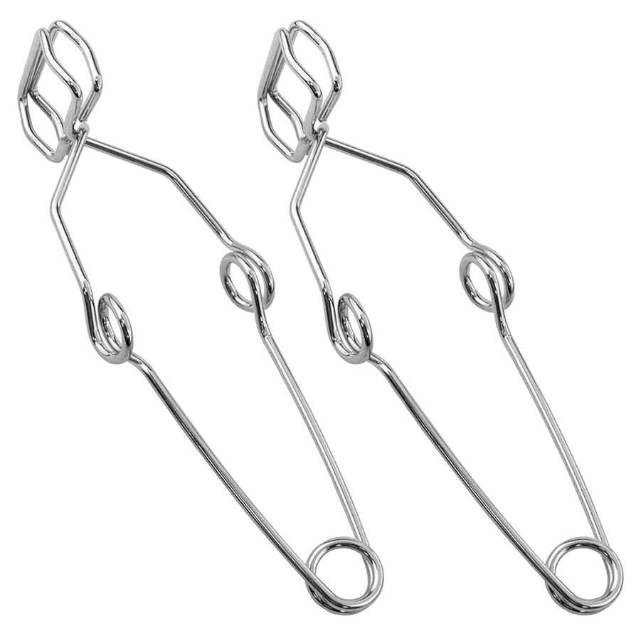 5Pcs Steel Test Tube Clip Clamp Laboratory Experiment Testing Holder Tool