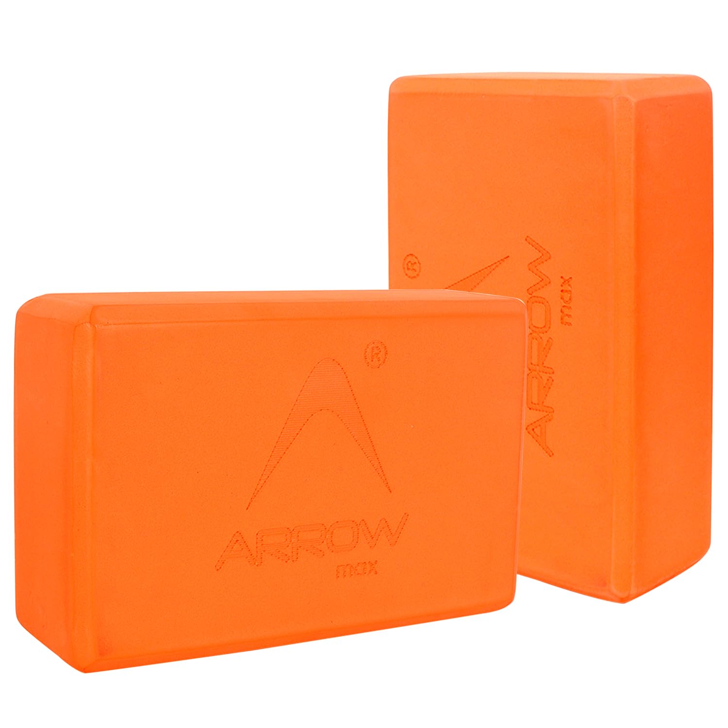 Arrowmax Yoga Block High Density EVA Foam Non-Slip Workout Brick to Improve Poses Balance Flexibility Support Strength Training Exercise-Pack of 2 (ORANGE) (B0CS9KX7HK) Amazon Price History, Amazon Price Tracker