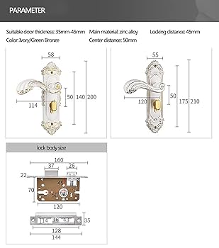 新品　送料無料 アンティーク ドアハンドル ナーガ 蛇神 龍神 約27㎝⑧ Amazon.co.jp: なつかげ フロントドアハンドルセット