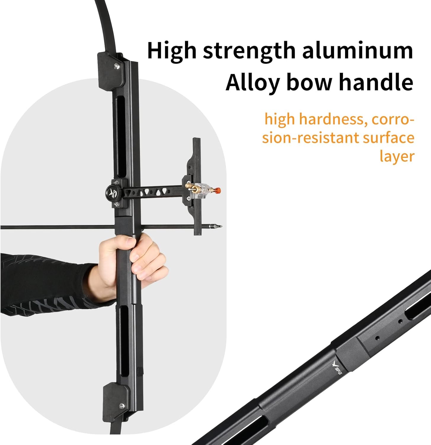Archery Portable 55" Folding Bow Recurve Bow Set for Right and Left Hand Archer Outdoor Hunting Practice and Target Shooting