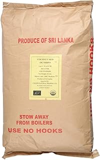 Bulk Dried Fruit Coconut, Organic Shredded, Medium, Unsulphured, 25 Count