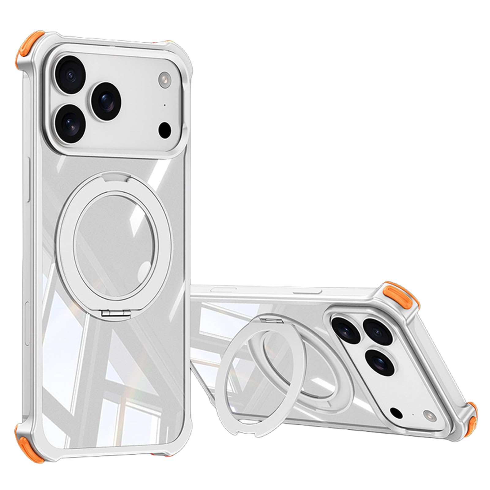 Magnética Funda para iPhone 18 Pro Max, Delgado Ligero Métal Sin Marco