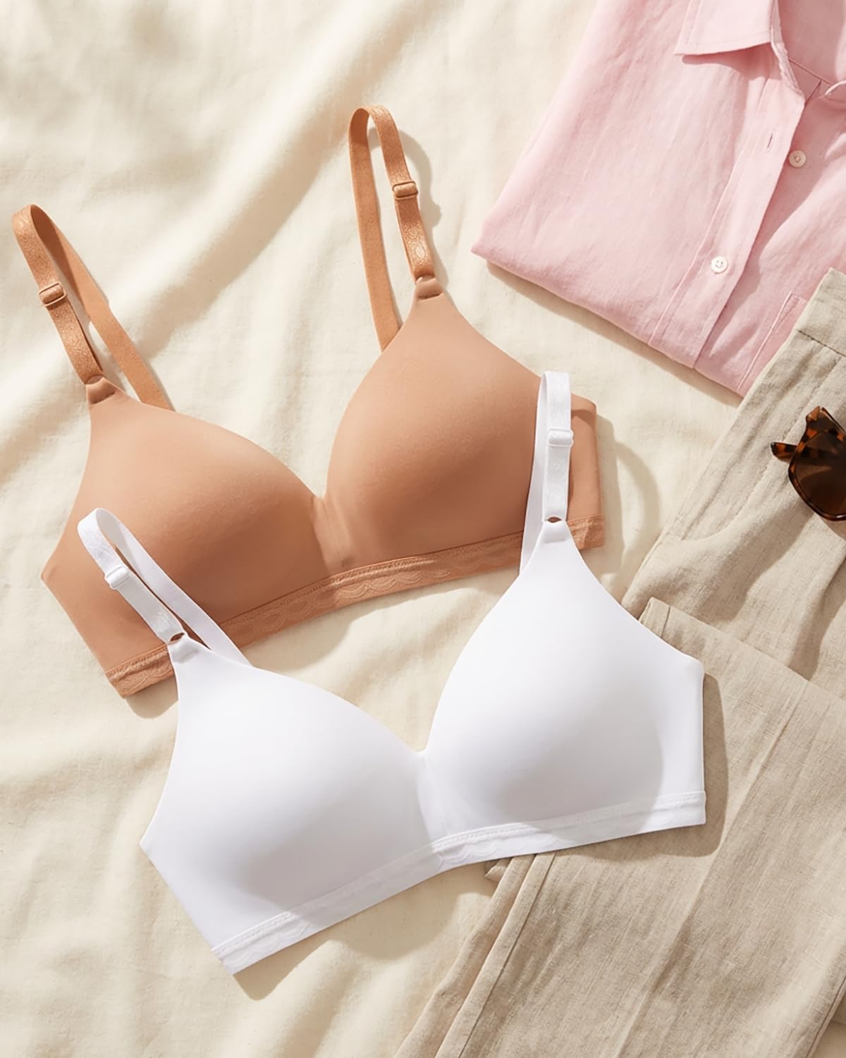 Warner's Stanik Kobiety Cloud 9 Super Soft Wireless Lightly Lined Comfort Bra 1269