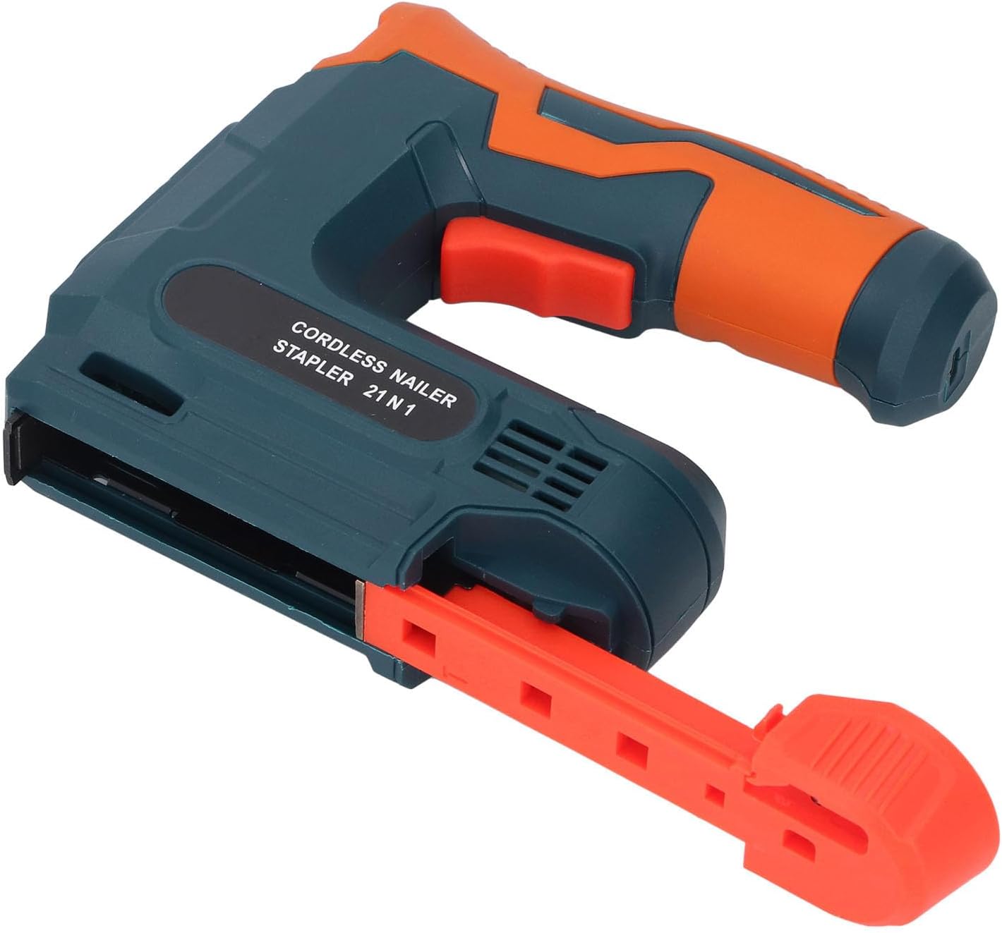 Electric Staple Gun, 2 in 1 Electric Stapler Tacker with 2000pcs Nails, Ergonomic and Comfortable Grip, Portable Cordless Brad Nailer Kit for Upholstery, Crafts, Carpentry