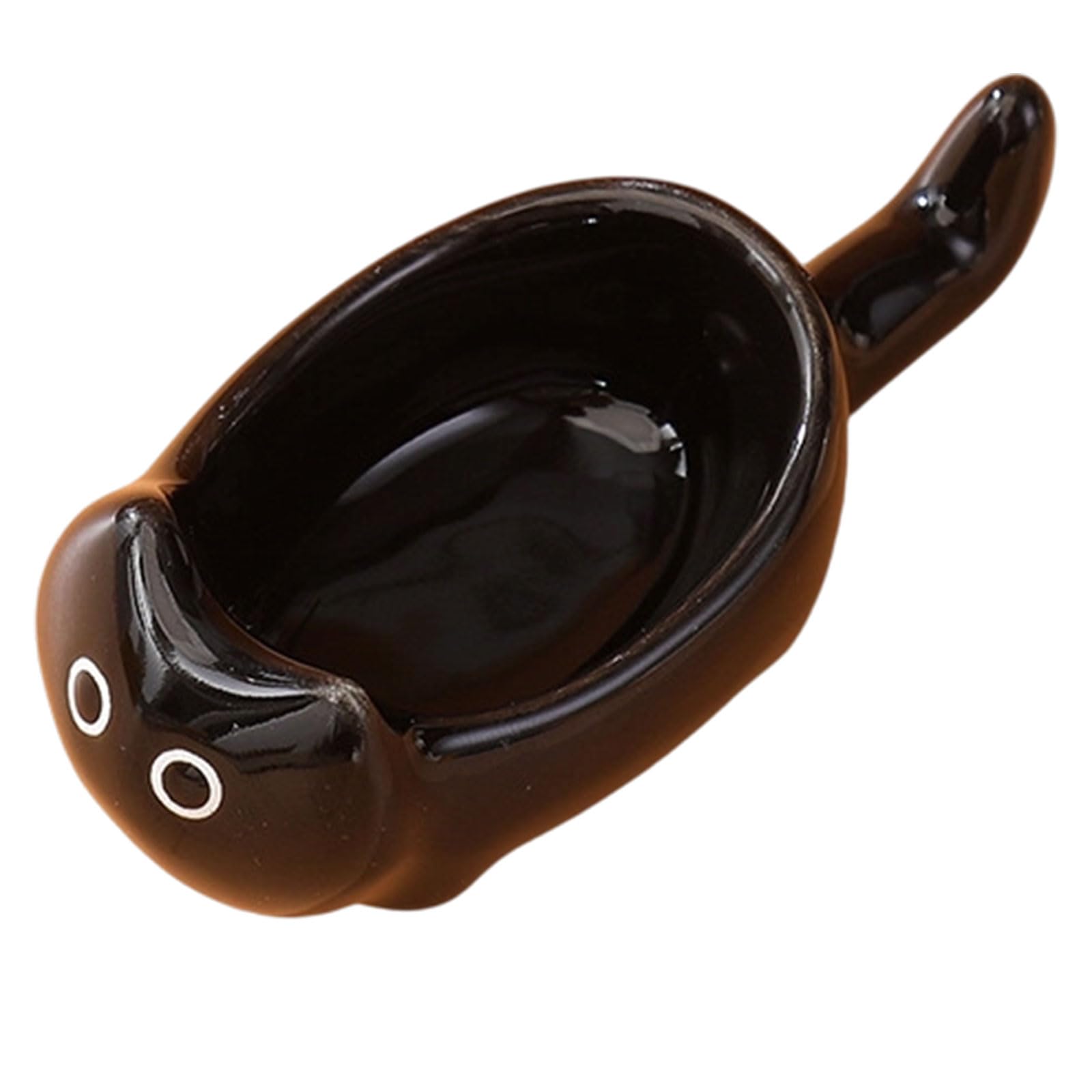 Shntig Miniature Felines Themed Condiment Tray for Sushi Dip and Chopsticks Cats Molded Chopstick Rest