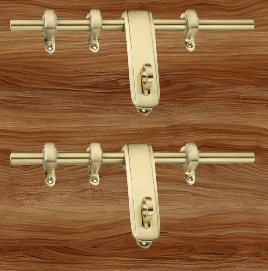 Pekt Locks 8 Inches Main Door Brass Aldrops, Matt Finish, Double Door/Single Door Aldrop/Door Accessories, Model 111 (8, Pack of Two Units) (B09YYPZNQZ) Amazon Price History, Amazon Price Tracker