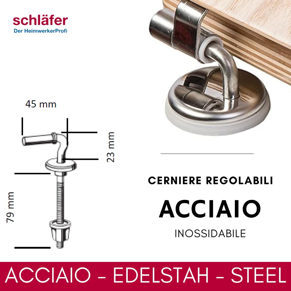 Schläfer 4637154 | Sedile Copriwater Universale Bambus, Tavoletta Bamboo in Legno con Cerniere Regolabili in Acciaio, Copri Wc in Vero Bambù Forma Ovale.