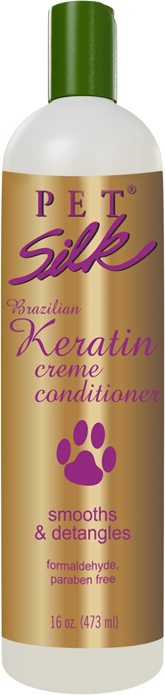 PET SILKBrazilian Keratin Creme Conditioner, 473 ml