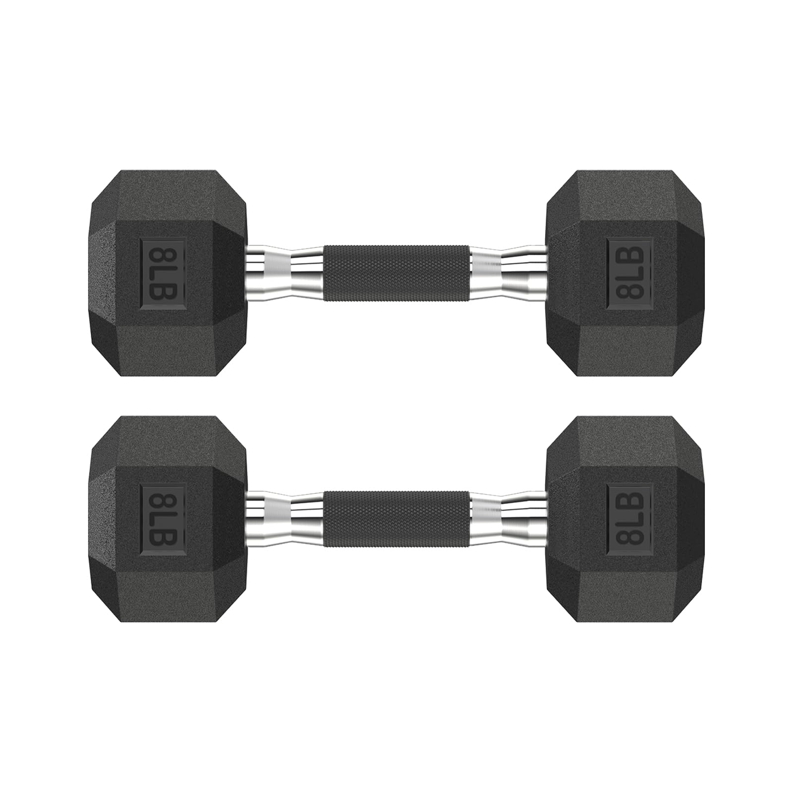 HANDBODE Hex Dumbbell Set 2.5-400 lb, Rubber Encased Exercise & Fitness Dumbbells, Weights Dumbbells Set of 2, Hand Weight for Strength Training