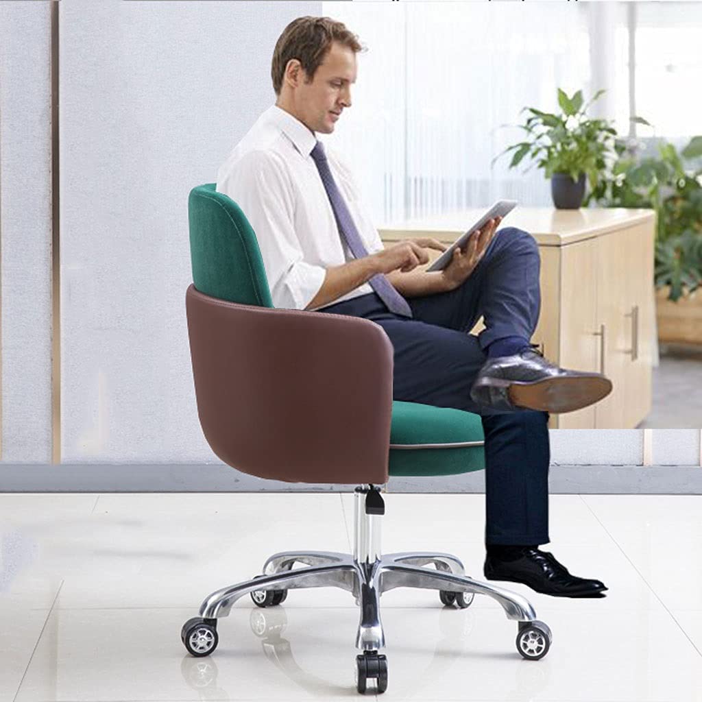 Ergonomiczne, regulowane krzesło biurkowe z podłokietnikami do domowego biura, wygodne krzesło menedżerskie z mocną poduszką do siedzenia