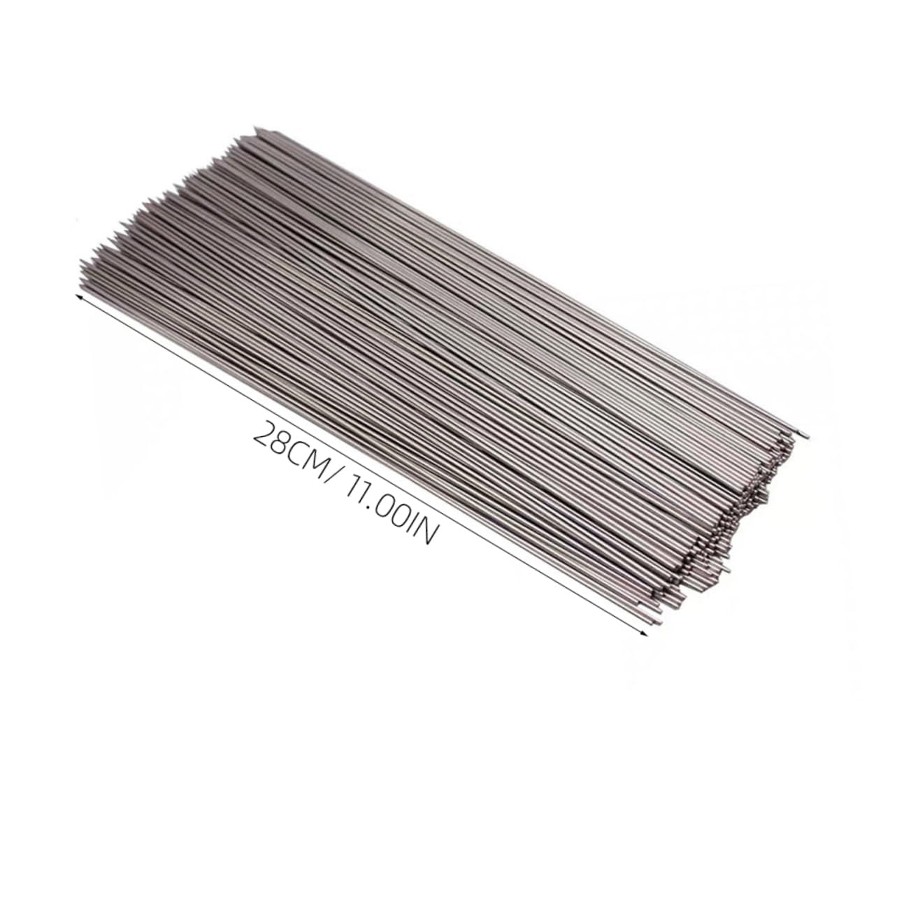 Spiedini da Barbecue Argento in Acciaio Inox 304, 100 Pezzi | Resistenti al Calore, Anticorrosione, Forte Trasferimento Termico, per Kebab e Cottura Domestica o Picnic