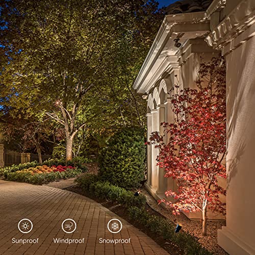 Malibu Low Voltage Landscape Lights 4W Led Telescoping Spotlights 12V Outdoor Oil Rubbed Bronze Lighting Kits 66 Lumen 2700K Warm White Floodlights With Stakes And Connectors 8406-2606-08 #TOP3