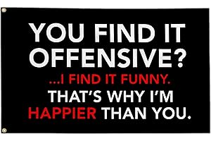 You Find It Offensive I Find It Funny Flag 3x5